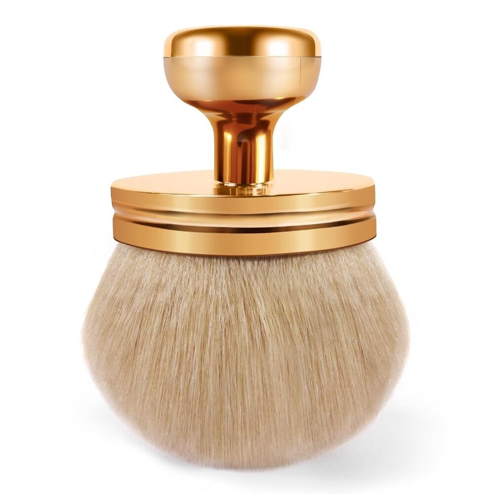 👉, Women Gold Extra Large Body Makeup Brush for Self Tanner Tanning Mitt Brush